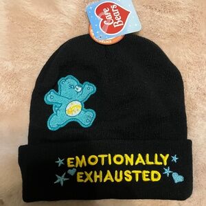 Emotionally exhausted carebear hat, NWT